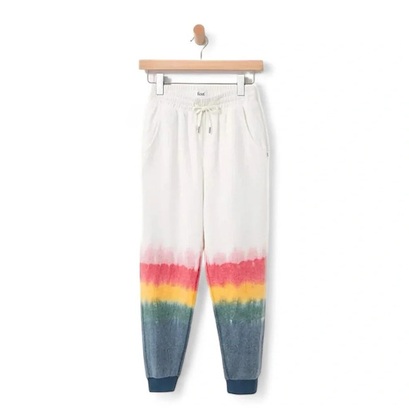 Feat Comfy Blanketblend Jogger Sunset Lover Colorful Ombré Jogger Sweats S - Picture 2 of 7